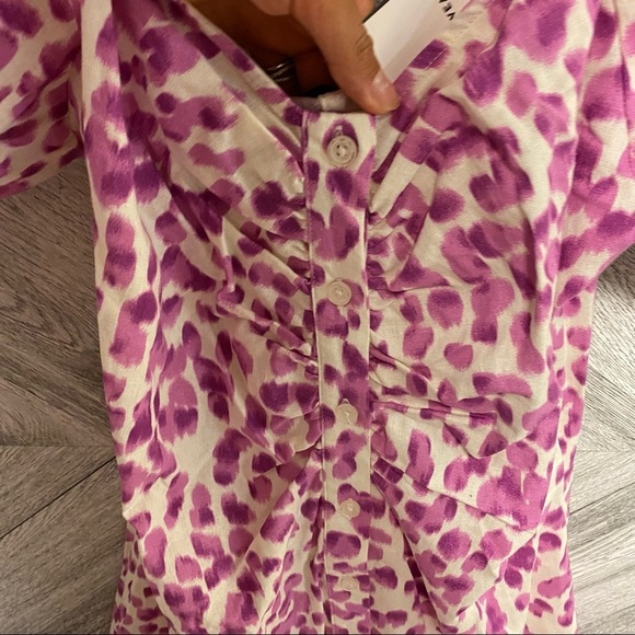 Who What Wear Empire Waist Leopard Dress - Picture 8 of 12